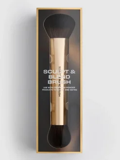 PS... Pro Zweiseitiger Make-up-Pinsel