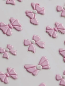 PS... Schleifenförmige Nailart-Sticker, 33er-Pack