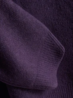 Pullover aus Wollgemisch mit Rundhalsausschnitt im Oversized-Look
