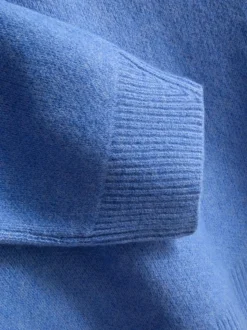 Pullover aus Wollgemisch mit Rundhalsausschnitt im Oversized-Look