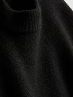 Pullover aus Wollgemisch mit Rundhalsausschnitt im Oversized-Look