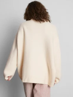 Pullover aus Wollgemisch mit Rundhalsausschnitt im Oversized-Look