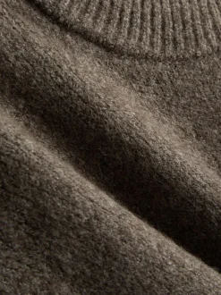 Pullover aus Wollgemisch mit Rundhalsausschnitt im Oversized-Look