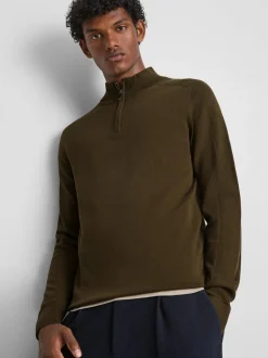 Pullover mit Viertelreißverschluss