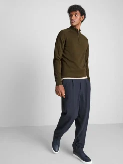 Pullover mit Viertelreißverschluss