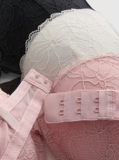 Push-up-BHs aus Spitze, 3er-Pack