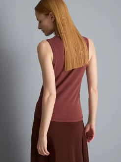 Racerback-Tanktop mit U-Ausschnitt