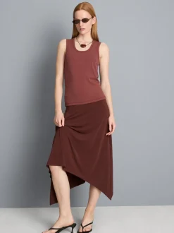Racerback-Tanktop mit U-Ausschnitt