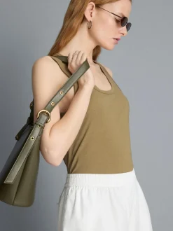 Racerback-Tanktop mit U-Ausschnitt
