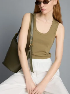 Racerback-Tanktop mit U-Ausschnitt