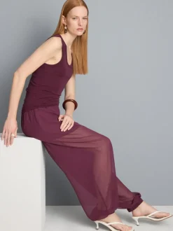 Racerback-Tanktop mit U-Ausschnitt