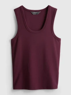 Racerback-Tanktop mit U-Ausschnitt