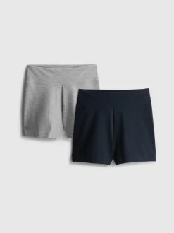 Radlerhose mit hohem Baumwollanteil, 2er-Pack
