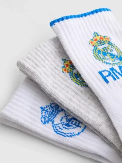 „Real Madrid“ Söckchen mit hohem Baumwollanteil, 3er-Pack