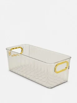 Rechteckiger, transparenter Organizer