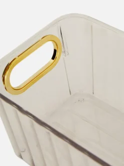 Rechteckiger, transparenter Organizer
