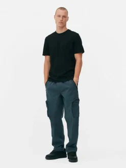 Regular-Fit-T-Shirt mit Rundhalsausschnitt