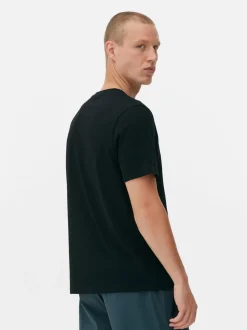 Regular-Fit-T-Shirt mit Rundhalsausschnitt