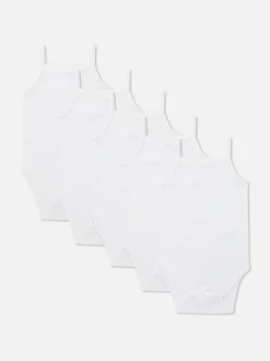 Riemchen-Body für Neugeborene, 5er-Pack
