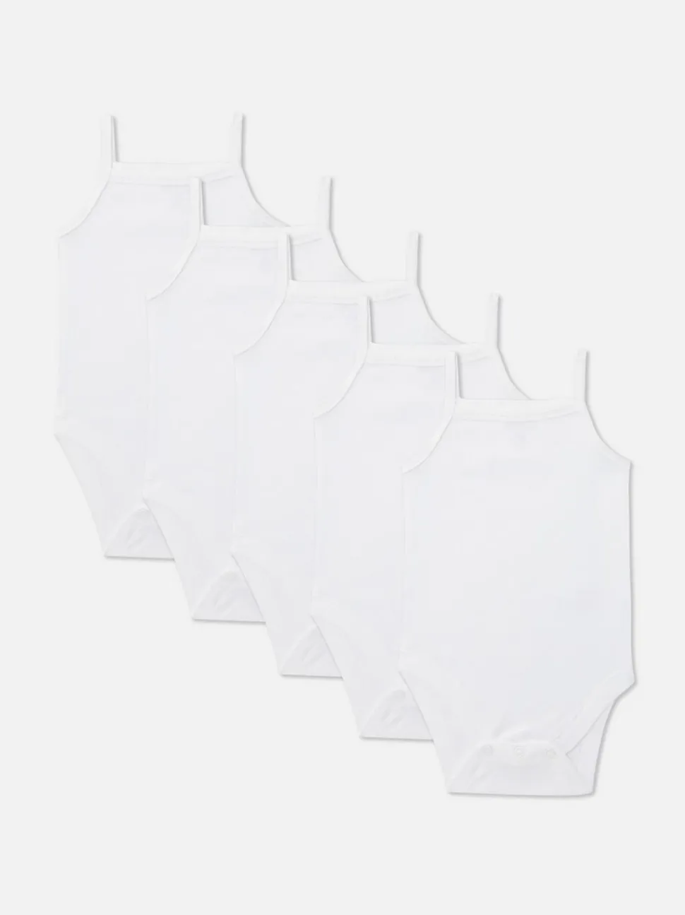 Riemchen-Body für Neugeborene, 5er-Pack