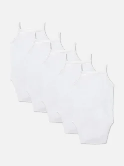 Riemchen-Body für Neugeborene, 5er-Pack