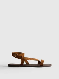 Riemchensandalen mit Nieten