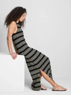 Ärmelloses „Paula Echevarría“ Bodycon-Midaxikleid