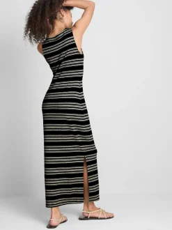 Ärmelloses „Paula Echevarría“ Bodycon-Midaxikleid