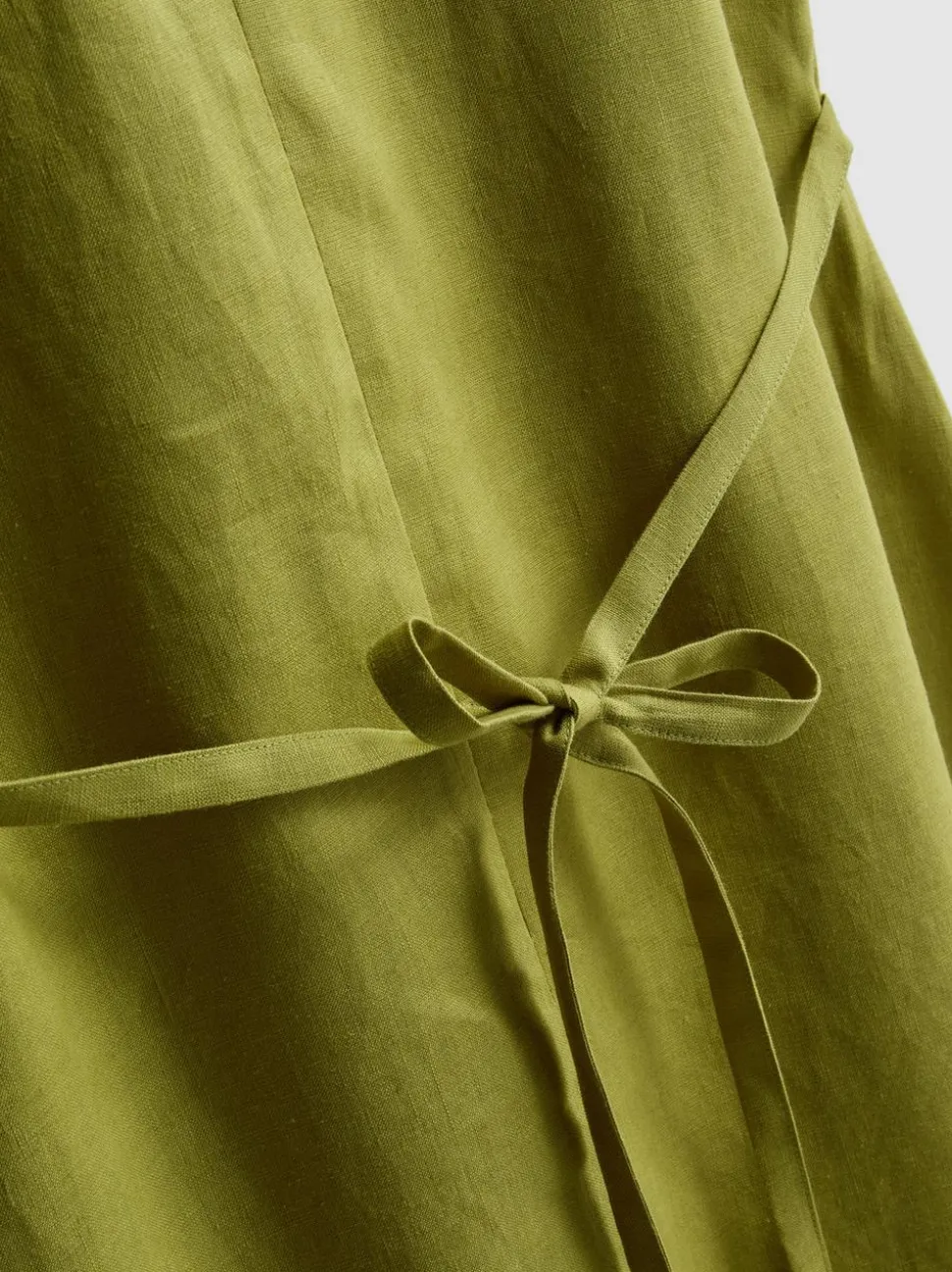 Ärmelloses „The Edit“ Leinen-Midikleid
