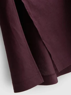 Ärmelloses „The Edit“ Leinen-Midikleid