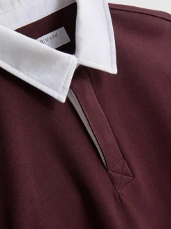 Rugby-Poloshirt mit hohem Baumwollanteil