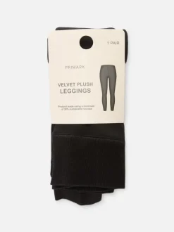 Samtig weiche Leggings, 1er-Pack
