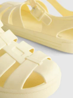 Sandalen aus mattem Kunststoff