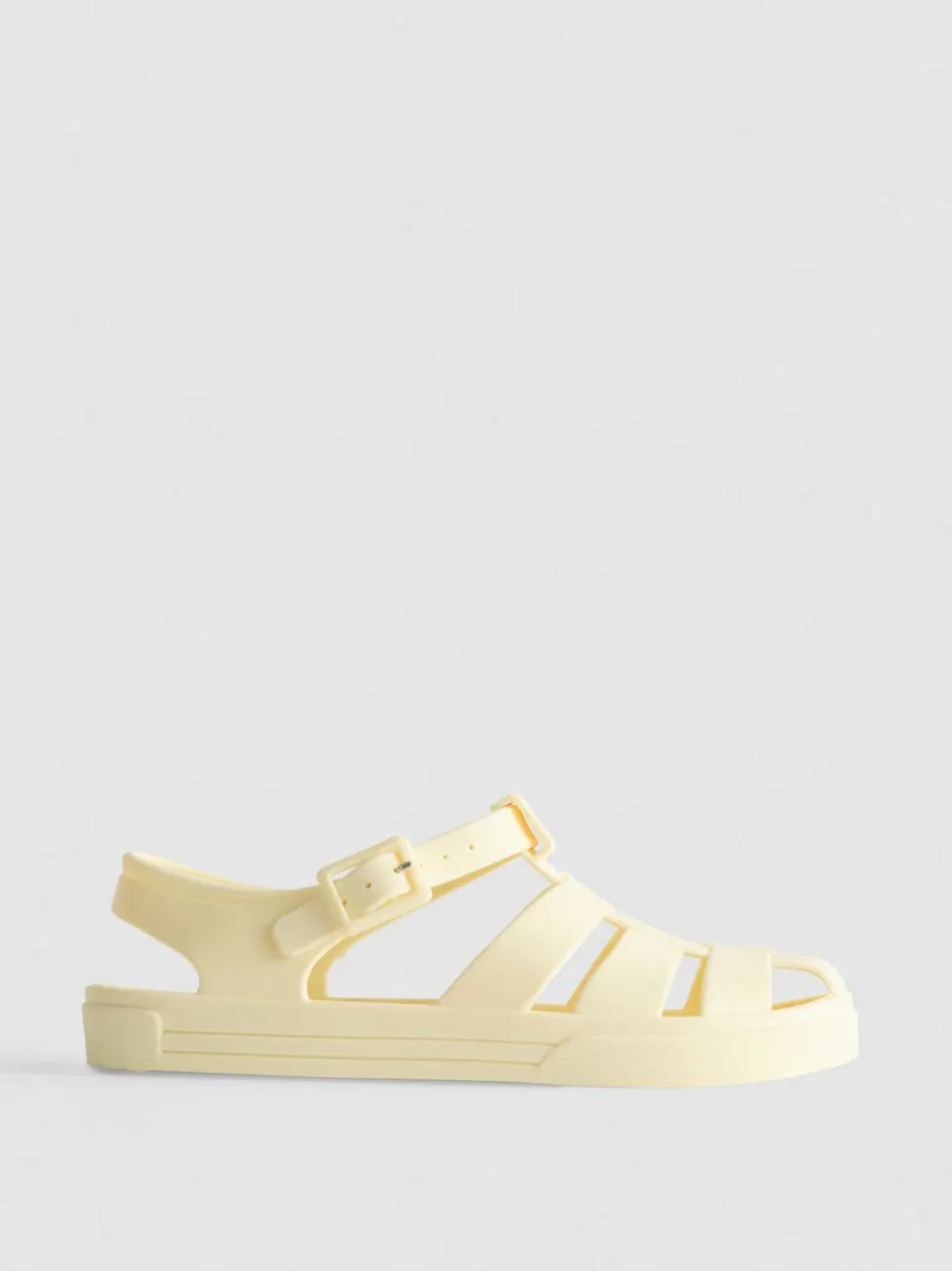 Sandalen aus mattem Kunststoff