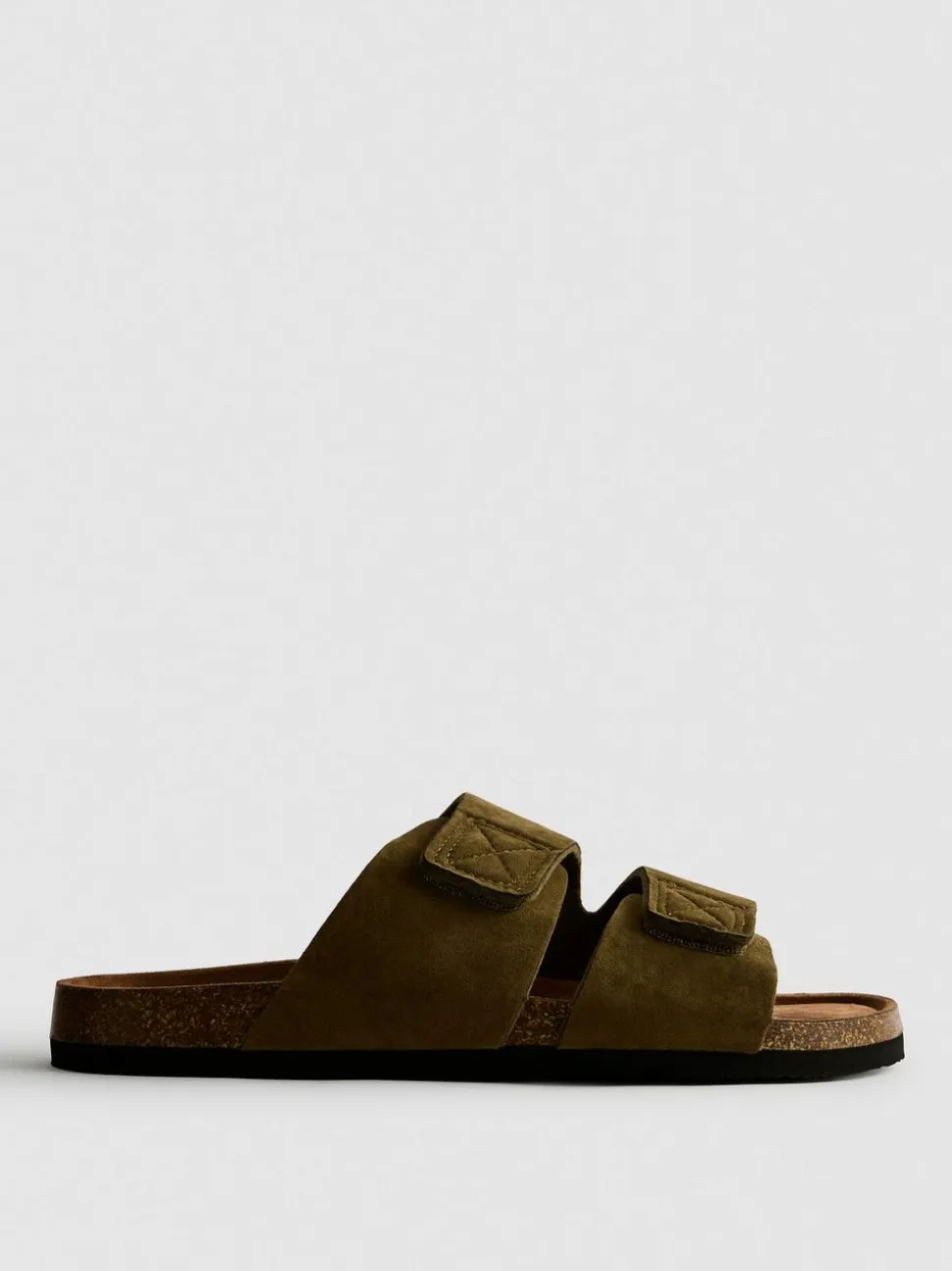 Sandalen mit dicker Sohle und zwei Riemchen
