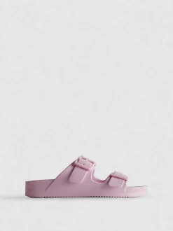 Sandalen mit Schnallenriemen und dicker Sohle