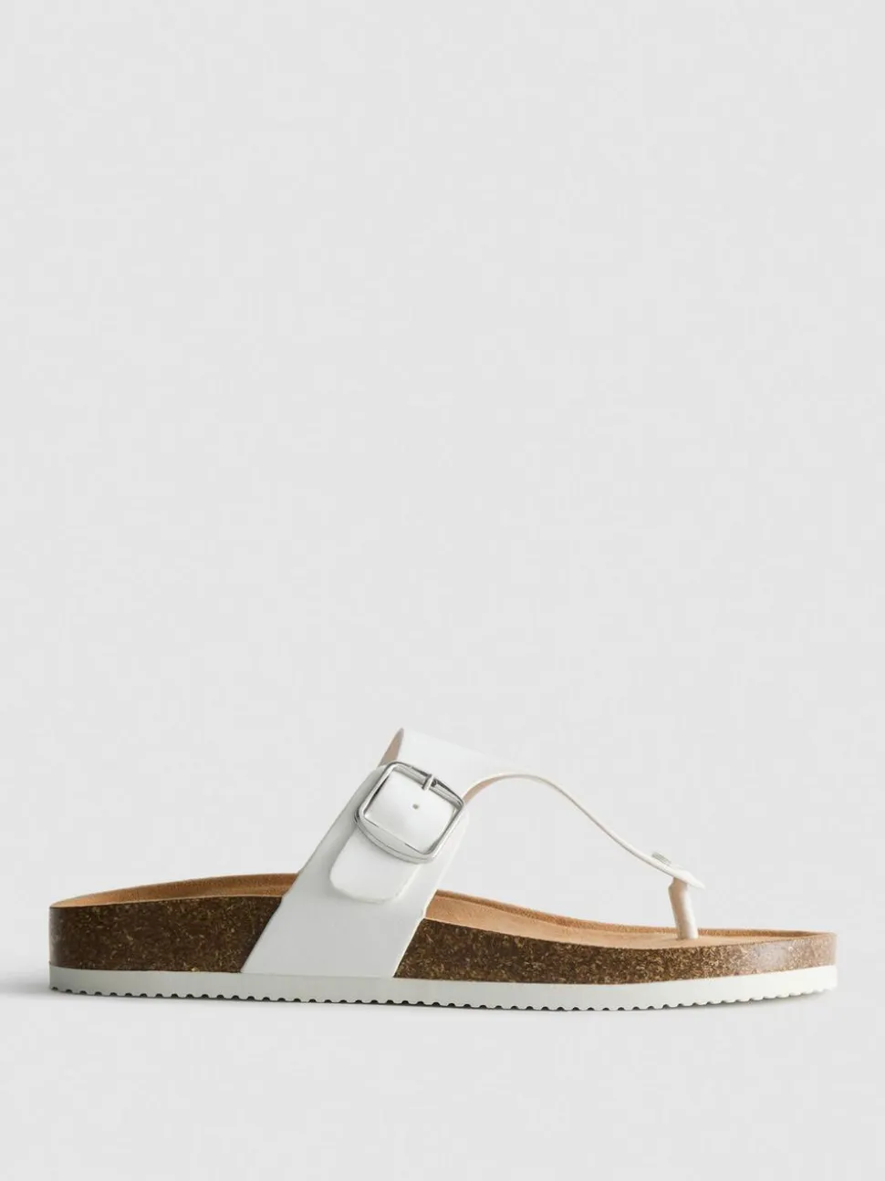 Sandalen mit Schnalle und T-Steg
