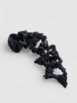 Satin-Haargummis, 5er-Pack