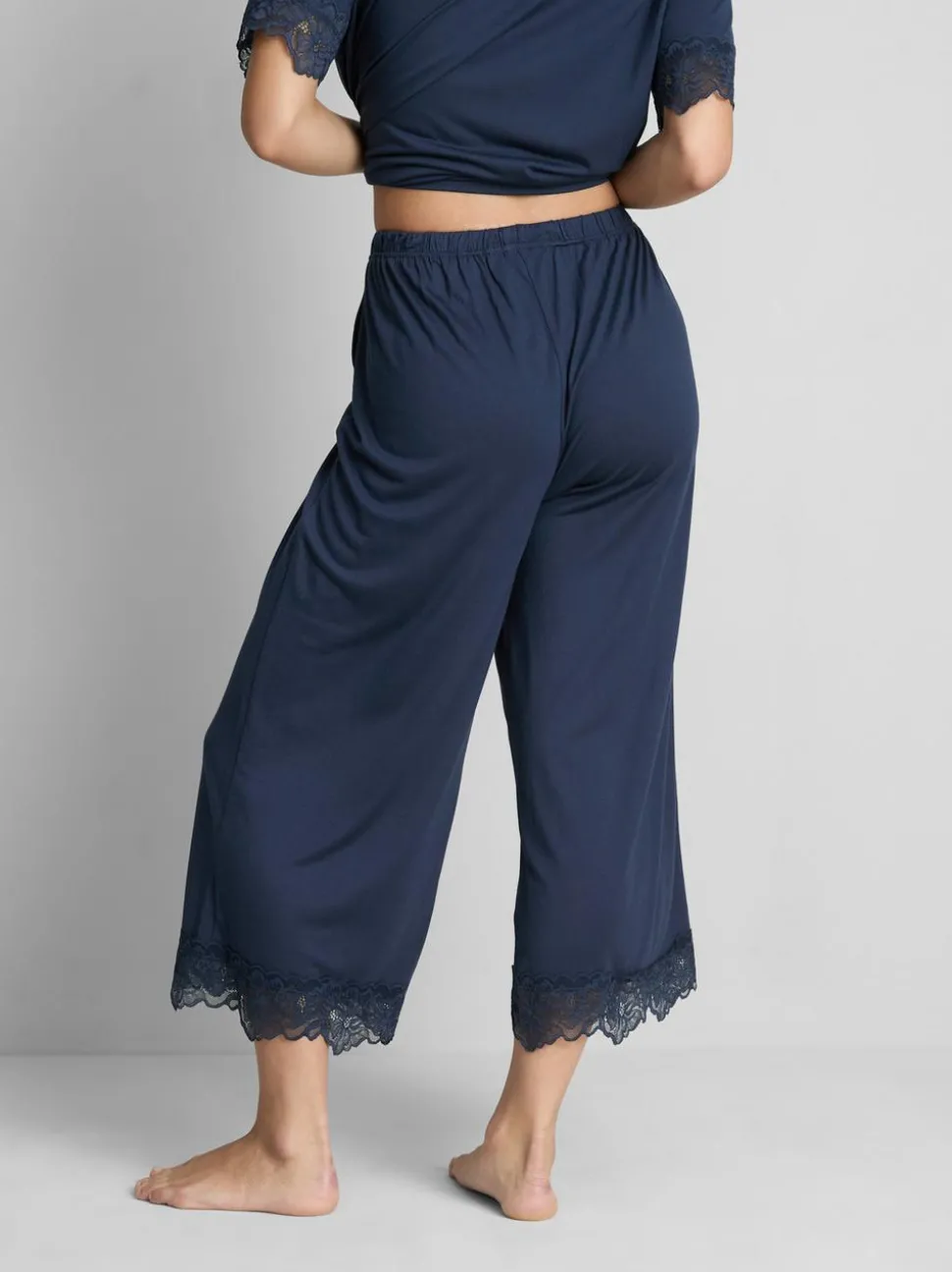 Schlafanzug-Culotte mit hohem Modalanteil