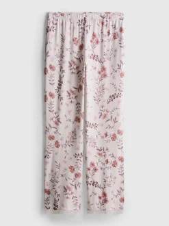 Schlafanzughose mit hohem Modalanteil und Blumenmuster