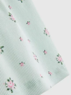 Schlafanzugshorts aus geripptem Jersey