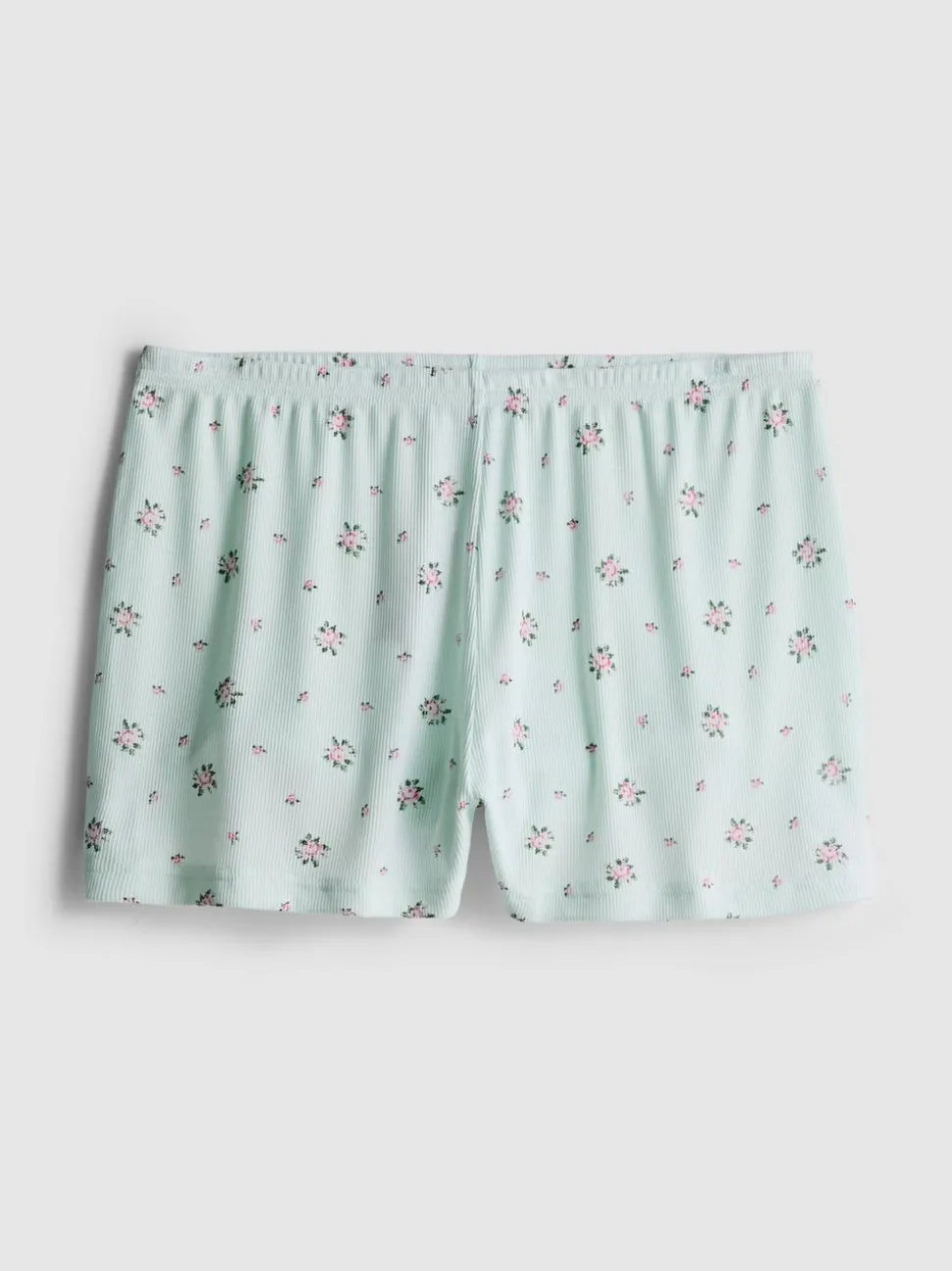 Schlafanzugshorts aus geripptem Jersey