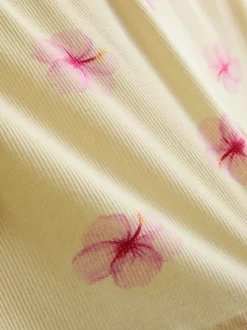 Schlafanzugshorts aus geripptem Jersey