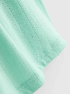 Schlafanzugshorts mit Pointelle-Muster
