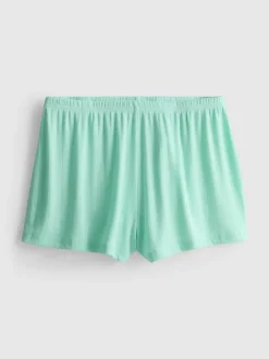 Schlafanzugshorts mit Pointelle-Muster