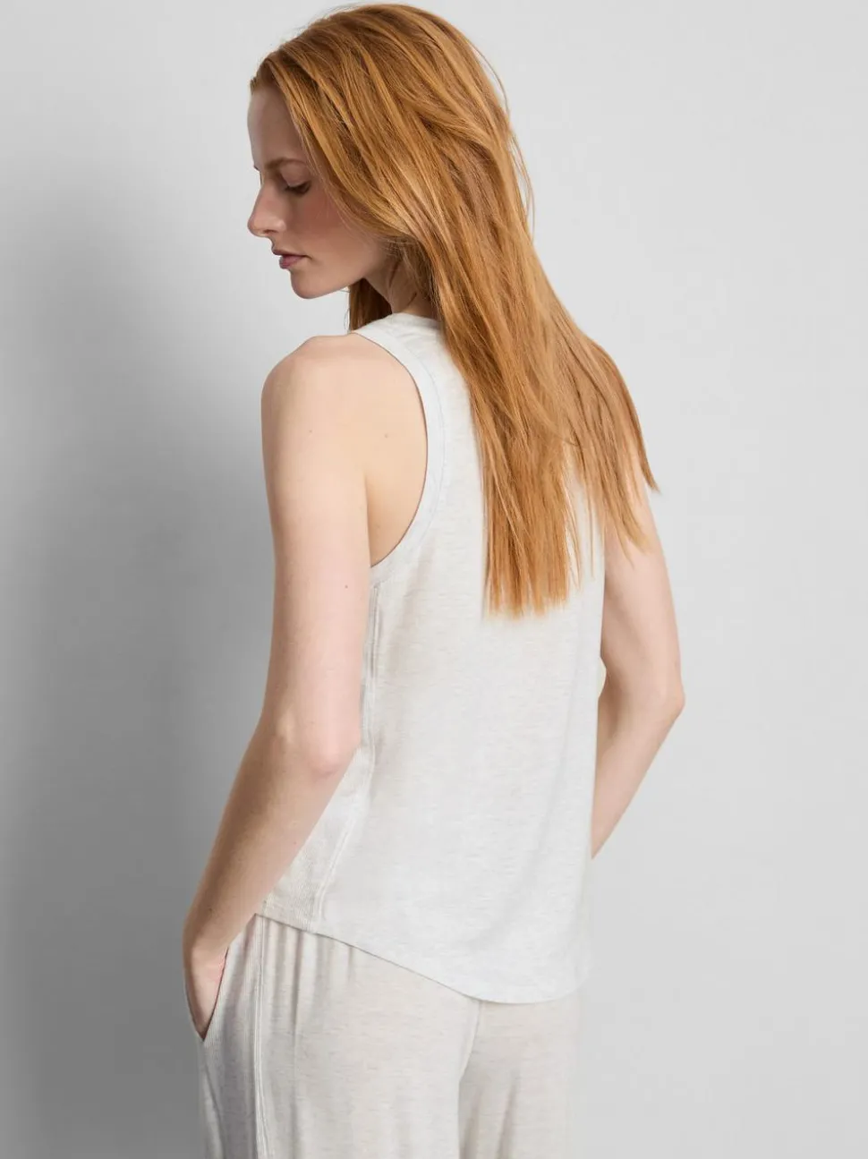 Schlafanzug-Tanktop mit hohem Modalanteil