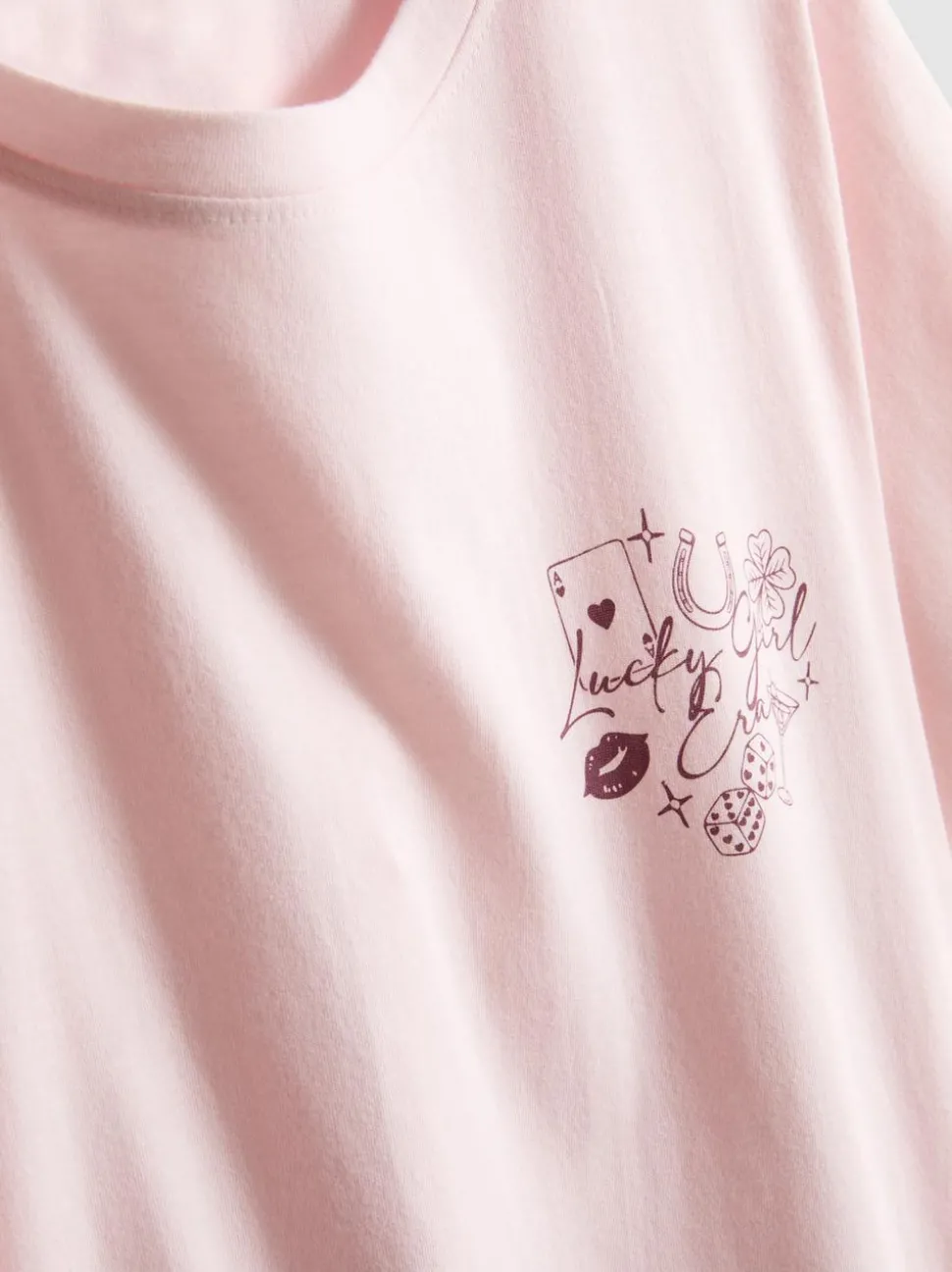Schlaf-T-Shirt aus reiner Baumwolle mit Grafik