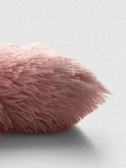 Schleifenförmiges Kissen im Pompon-Stil