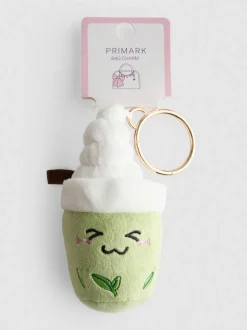 Schlüsselanhänger mit Plüsch-Matcha