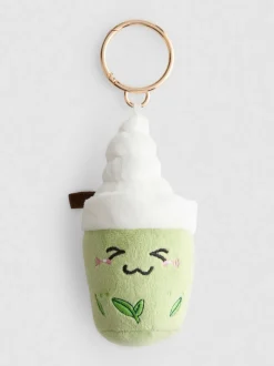 Schlüsselanhänger mit Plüsch-Matcha